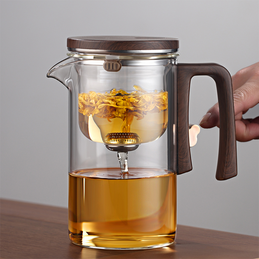 AuriaBrew Glass Infusion Teapot