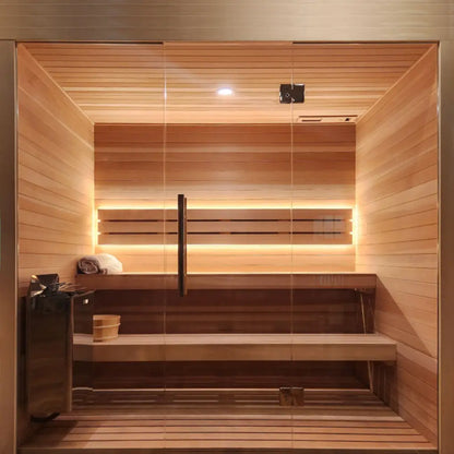 Custom Indoor Sauna Room - 8' x 8' x 8'