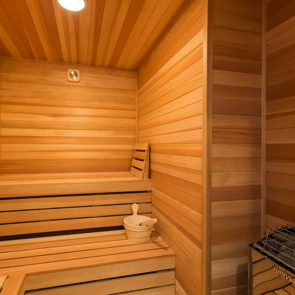 Custom Indoor Sauna Room - 4' x 4' x 8'