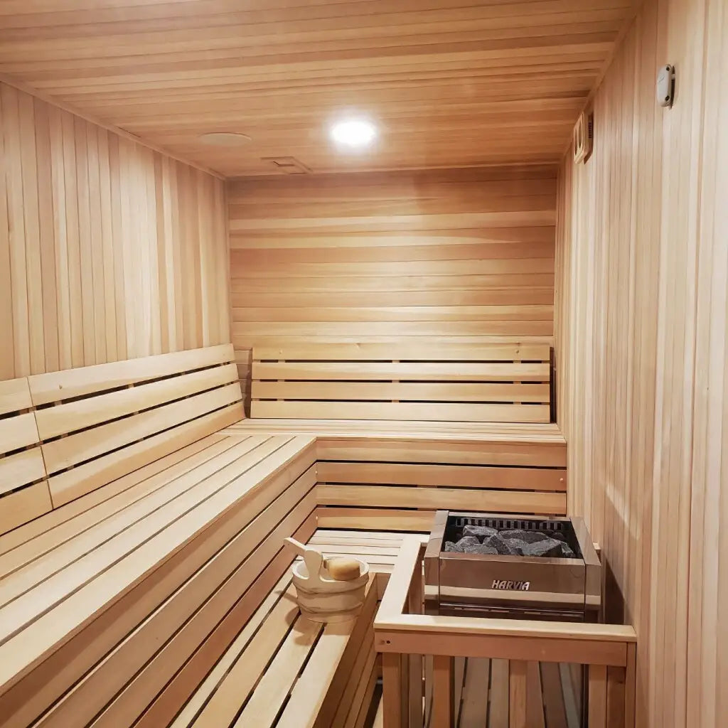 Custom Indoor Sauna Room - 6' x 8' x 8'