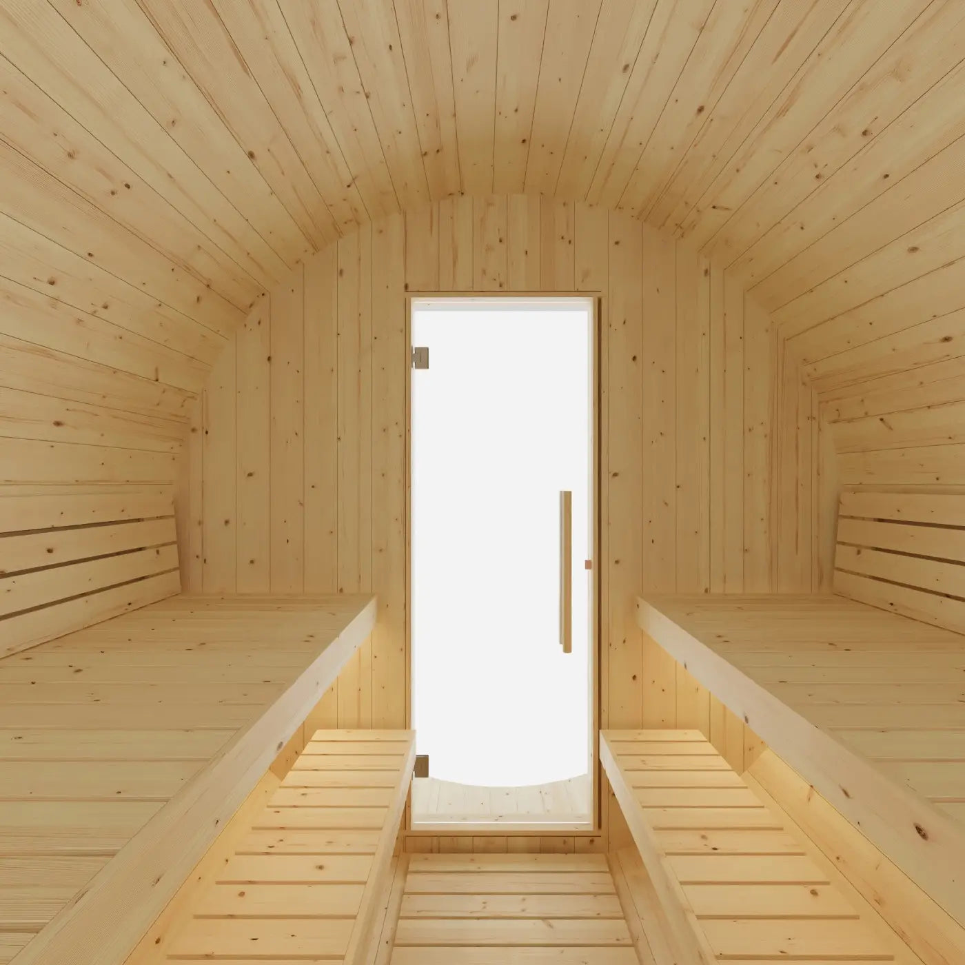 Tampere Finnish Barrel Sauna with WiFi Heater