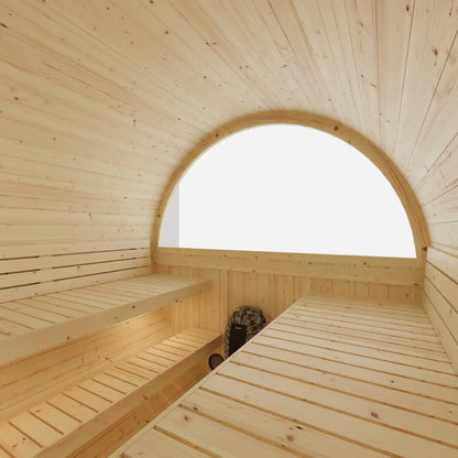 Tampere Finnish Barrel Sauna with WiFi Heater