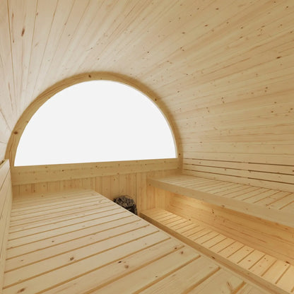 Tampere Finnish Barrel Sauna with WiFi Heater