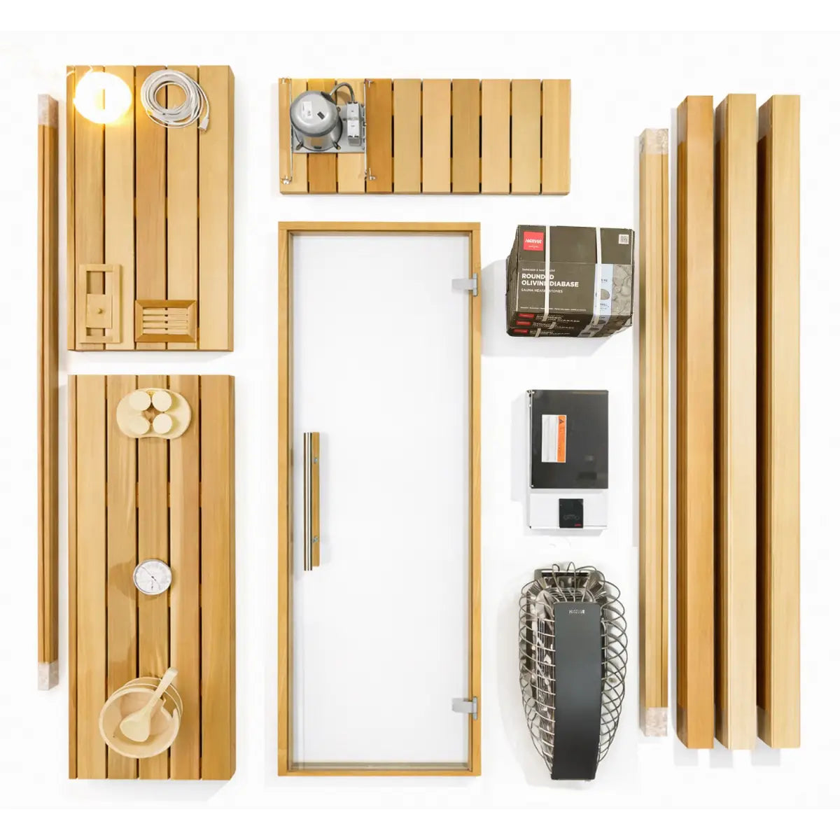 Custom Indoor Sauna Room - 8' x 8' x 8'