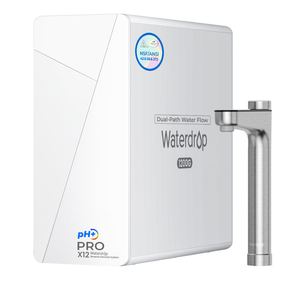 Waterdrop X Series Dual Flow Reverse Osmosis System, X12-PRO